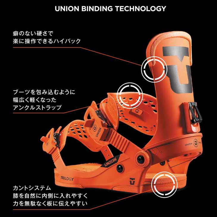 UNION BINDING UNION ユニオン ビンディング 22-23 レディース TRILOGY