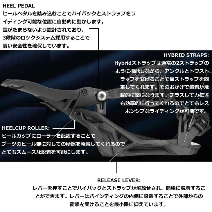 NIDECKER（ナイデッカー） 23-24 NIDECKER ビンディング DROPIN