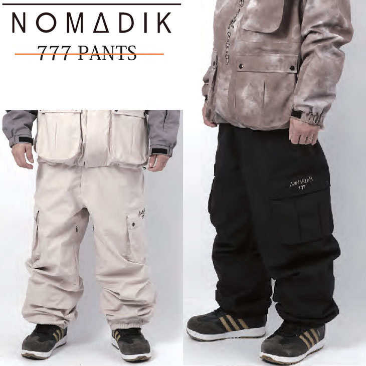 NOMADIX 24-25 NOMADIK ノマディック ウエアー 777 PANTS パンツ SNOW