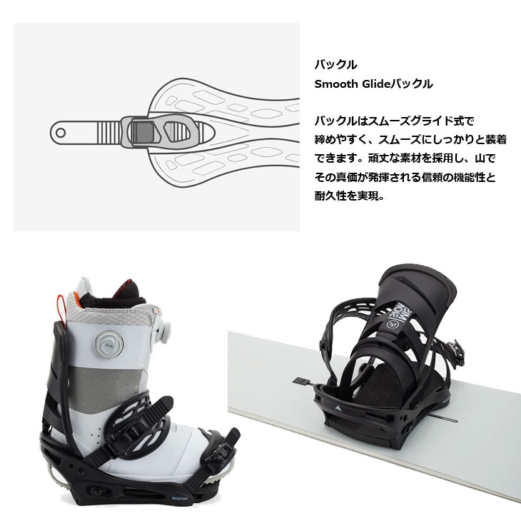 BURTON（バートン） 24-25 BURTON スノーボード ビンディング Mission