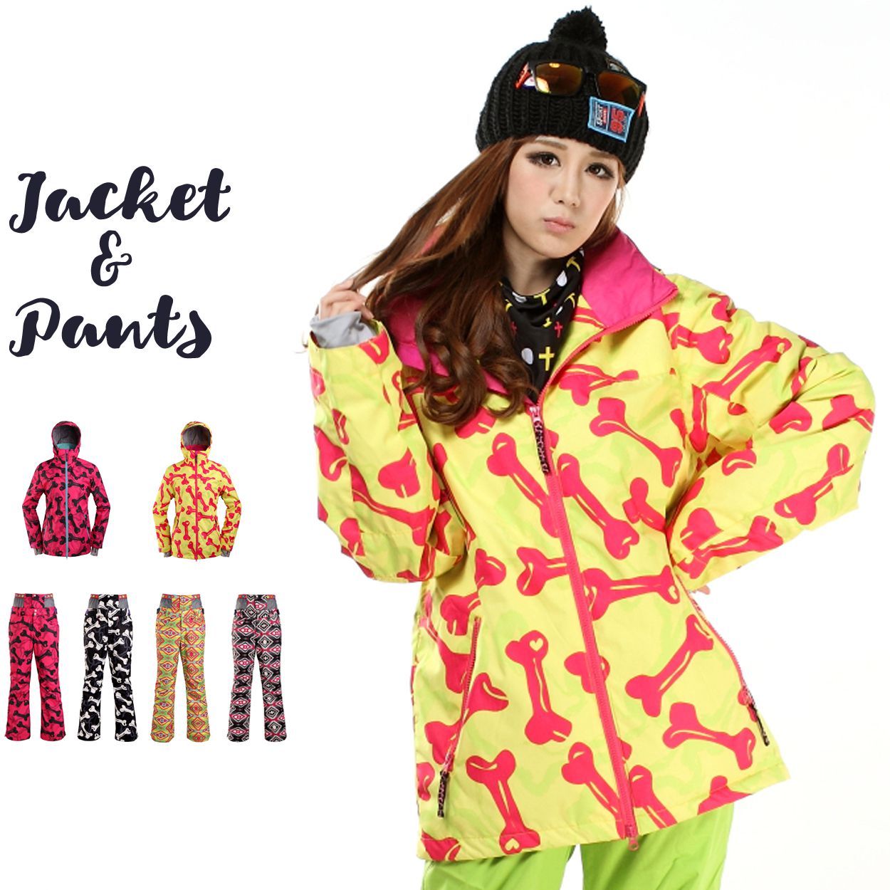 スノーボードウェア スキーウェア 上下セット レディース ユニセックス