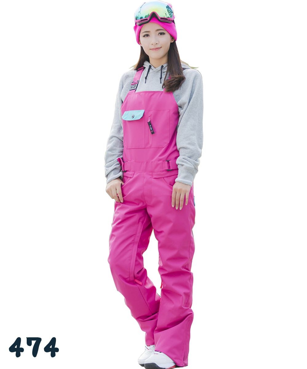 スノーボードウェア スキーウェア レディース パンツ オーバーオール