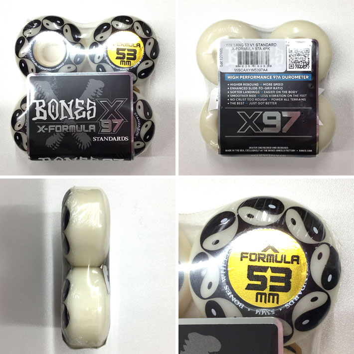 ボンズ スケートボード ウィール BONES WHEEL X-FORMULA 5 YIN TANG