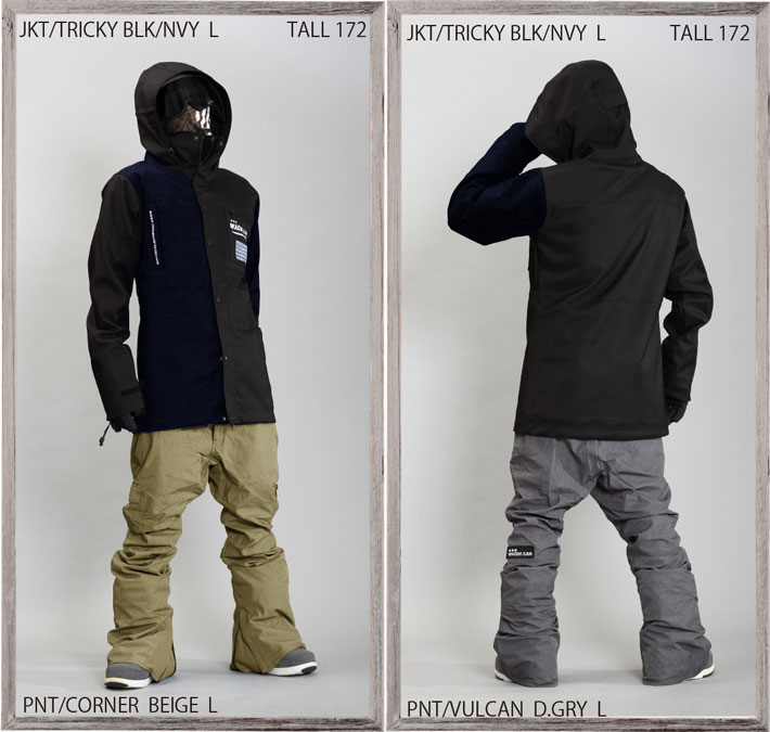 25-26 WACON ウェア ジャケット ワコン スノーボード メンズ TRICKY