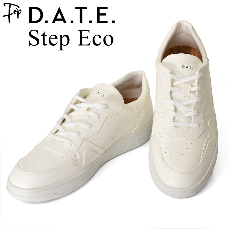D.A.T.E. メンズスニーカー ホワイト レザースニーカー date 白