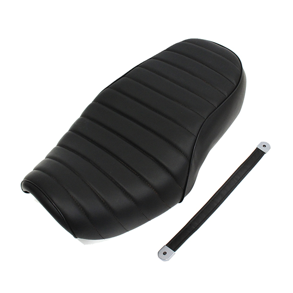 カワサキ バリオス I型 91-96 ブラック 黒色 皮 レザー タックロール