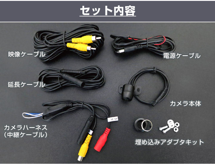 パナソニック ストラーダ CN-F1X10C1D 対応 バックカメラ リアカメラ