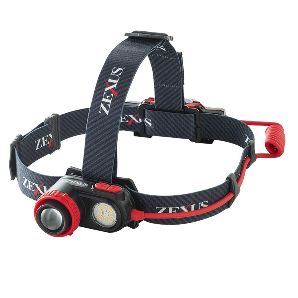 ZEXUS/ゼクサス) ヘッドライト ZX-R730 207067 充電式 LEDライト : 熊