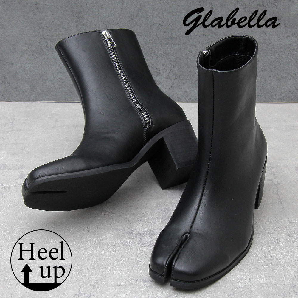 glabella（グラベラ） 足袋ブーツ ヒールブーツ 足袋 メンズ ショート