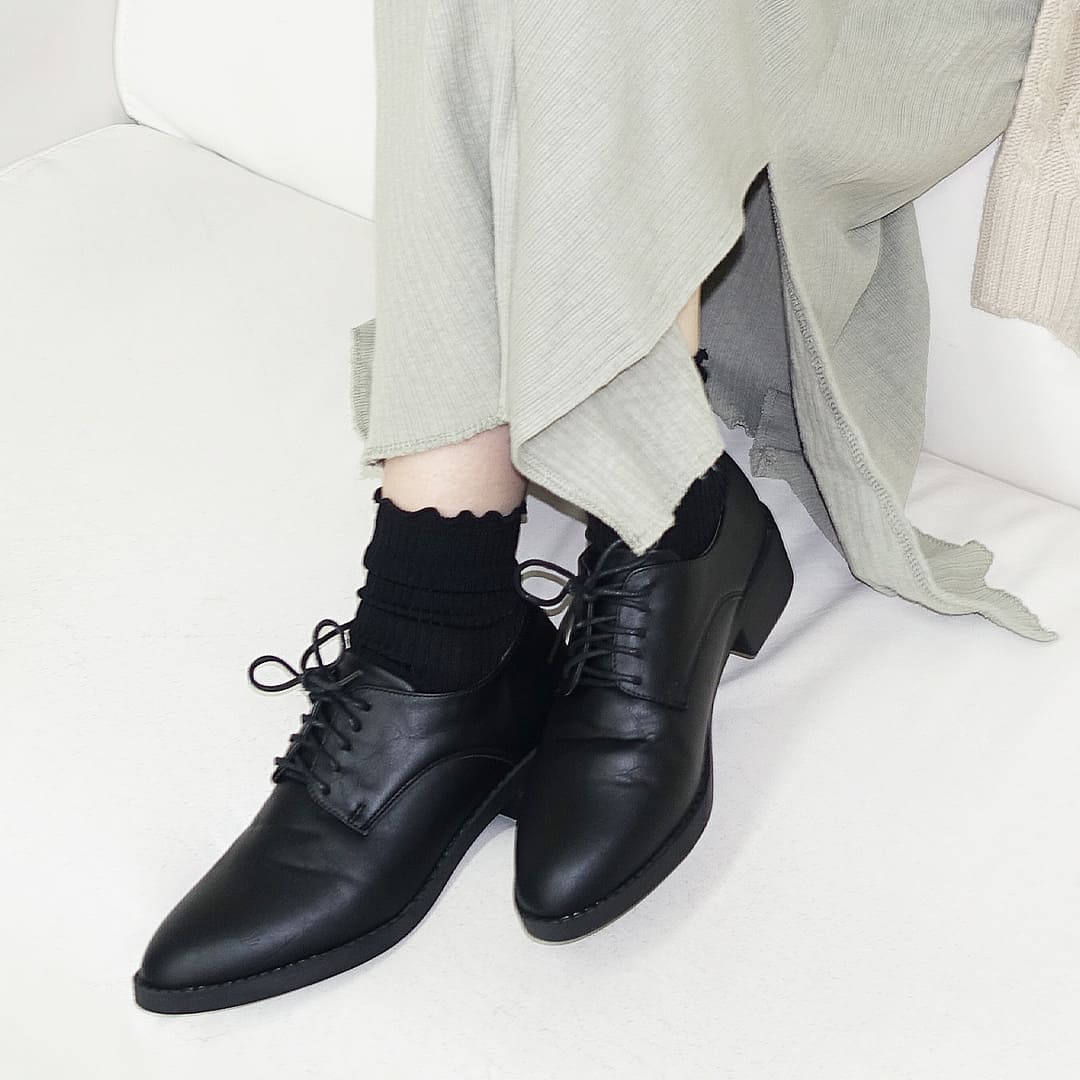 Scramble（スクランブル） ローファー レディース レースアップ 靴