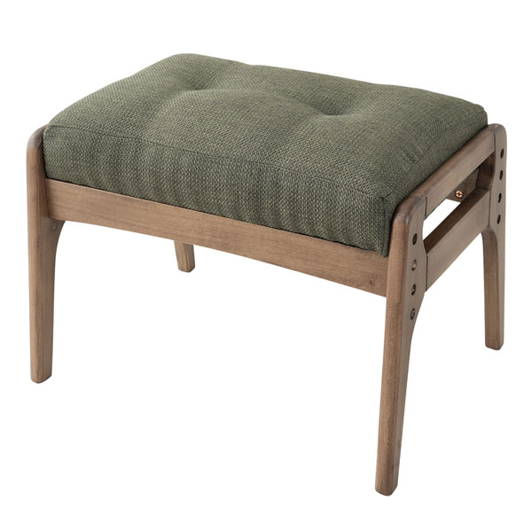 EMOOR（エムール） オットマン スツール 完成品 高さ調節可能 高品質