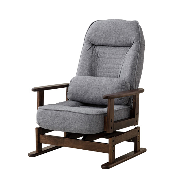 EMOOR（エムール） 回転高座椅子 リクライニングチェア 回転式 高さ