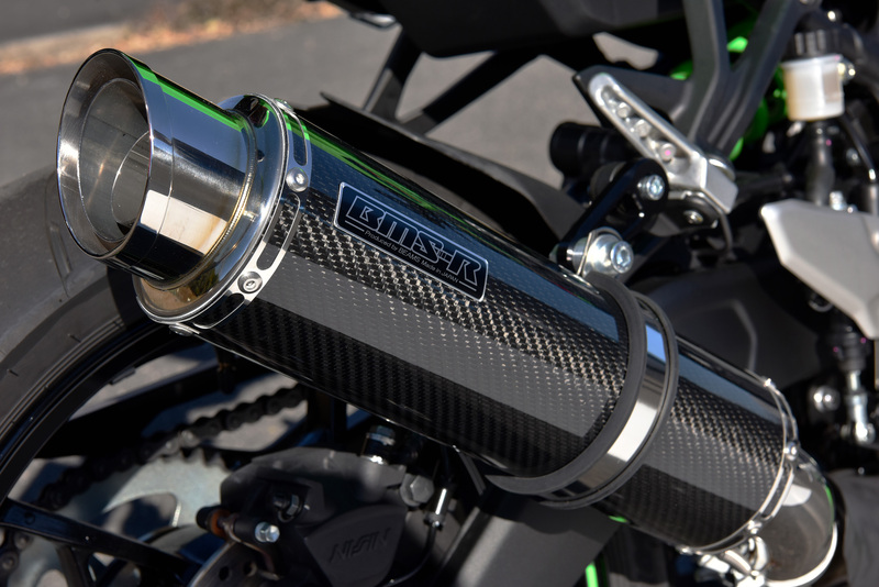 BEAMS G436-54-P2J ZX25R SE 8BK-ZX250H スリップオン R-EVO2 カーボン