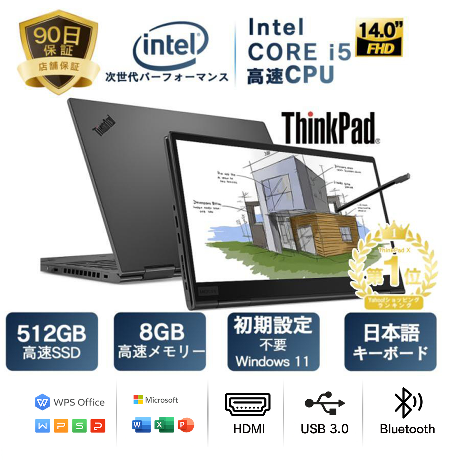 ⚠動作不能 51nb ThinkPad x201改造モデル 第8世代Corei5 ⚠動作不能