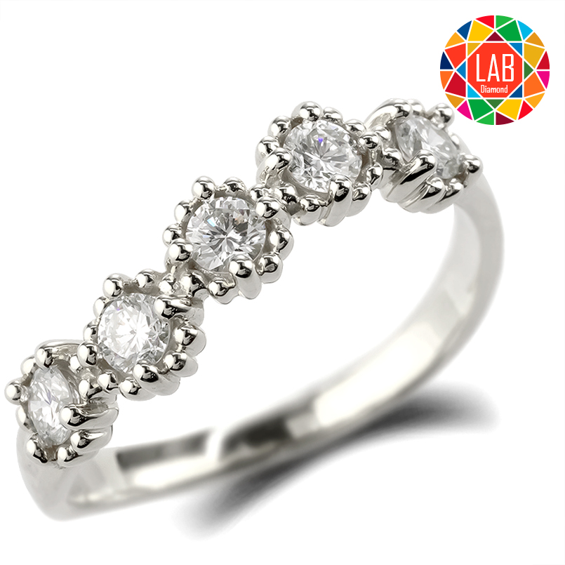 ジュエリー工房アトラス 婚約指輪 安い プラチナ リング ラボグロウン