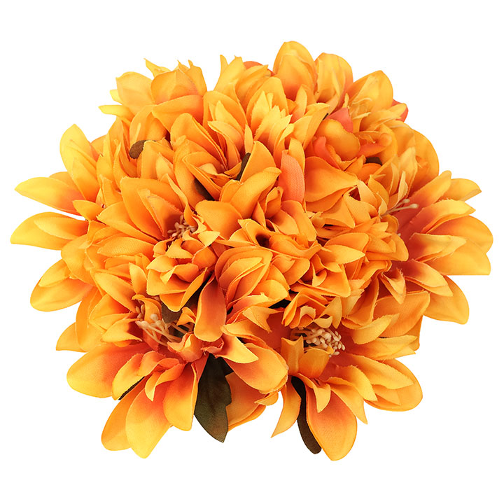 即納☆ ヘアクリップ オレンジ KS-GD078-3755 ヘアアクセサリー フラ