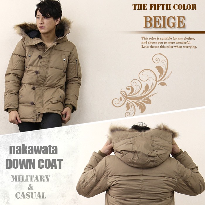 ダウンコート メンズ モッズコート N-3B フライトジャケット 中綿