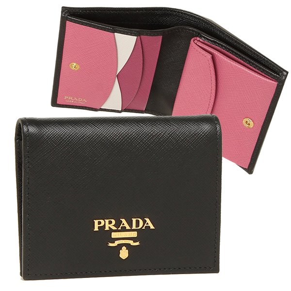 PRADA（プラダ） 折り財布 サフィアーノマルチカラー レディース PRADA