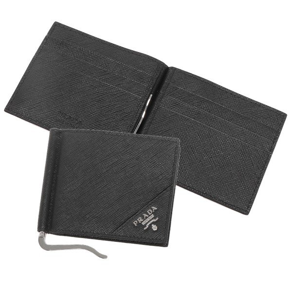 PRADA（プラダ） 財布 メンズ 二つ折り財布 サフィアーノ