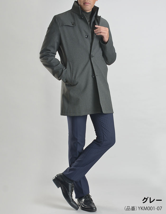 スーツスタイルMARUTOMI コート ビジネス メンズ アウター スタンド