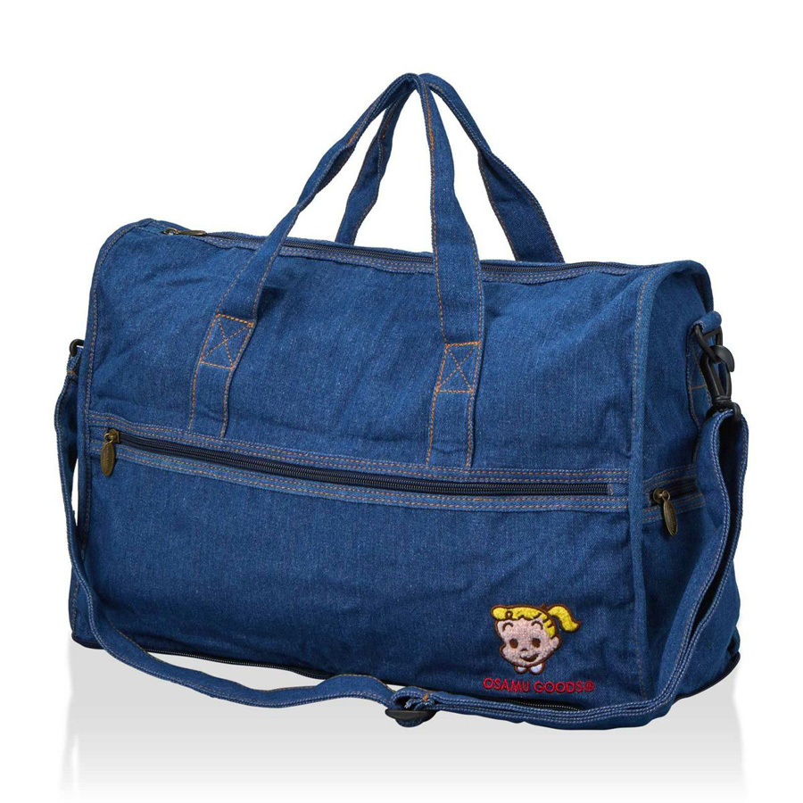 OSAMU GOODS（オサムグッズ） 折りたたみ ボストンバッグ M 23L デニム