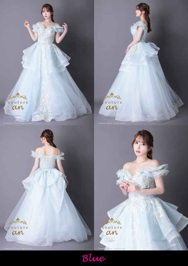 couture an ドレス AOC-WD-008 バースデードレス ワンピース ロング