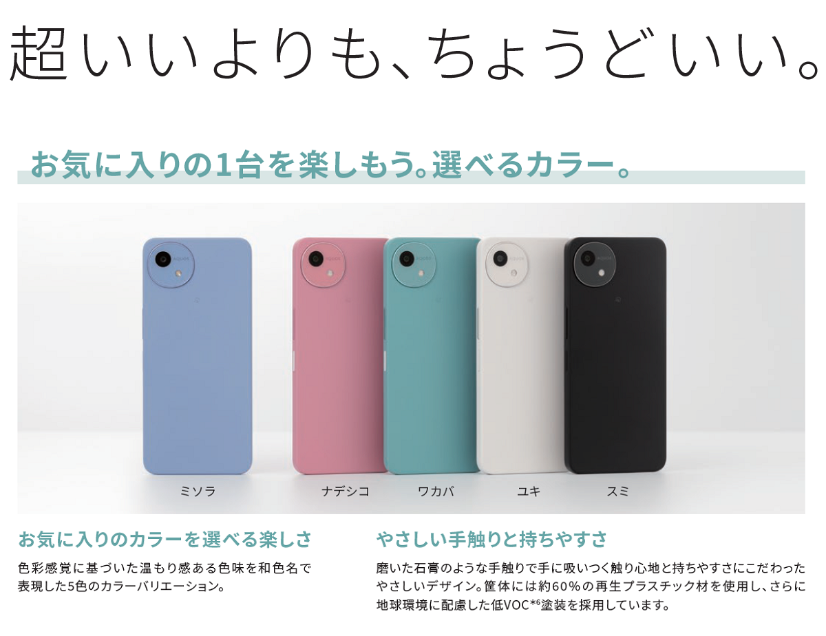 AQUOS wish SHARP シャープ wish5 ミソラ イオンモバイル : イオン