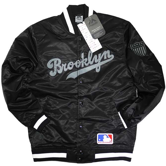 MAJESTIC（マジェスティック） スタジャン メンズ 黒 冬 ブルックリン