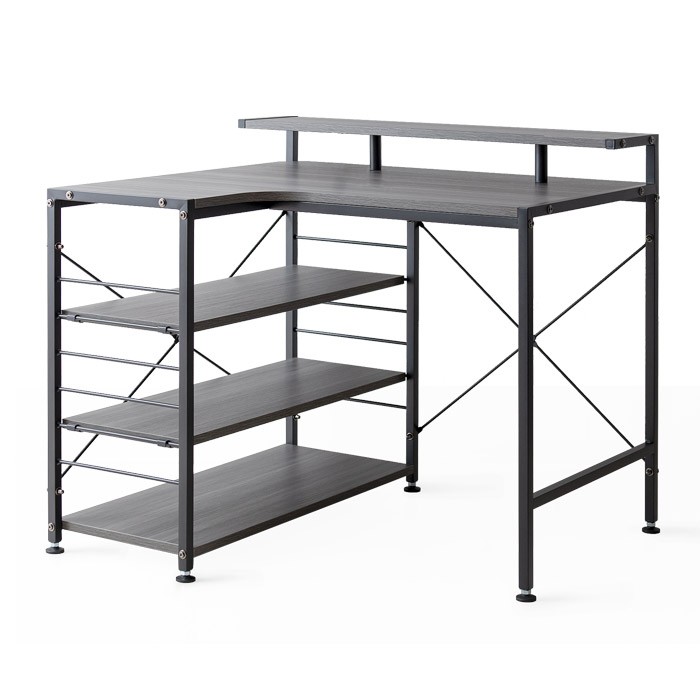 エア・リゾーム パソコンデスク デスク 机 学習机 勉強机 おしゃれ L字