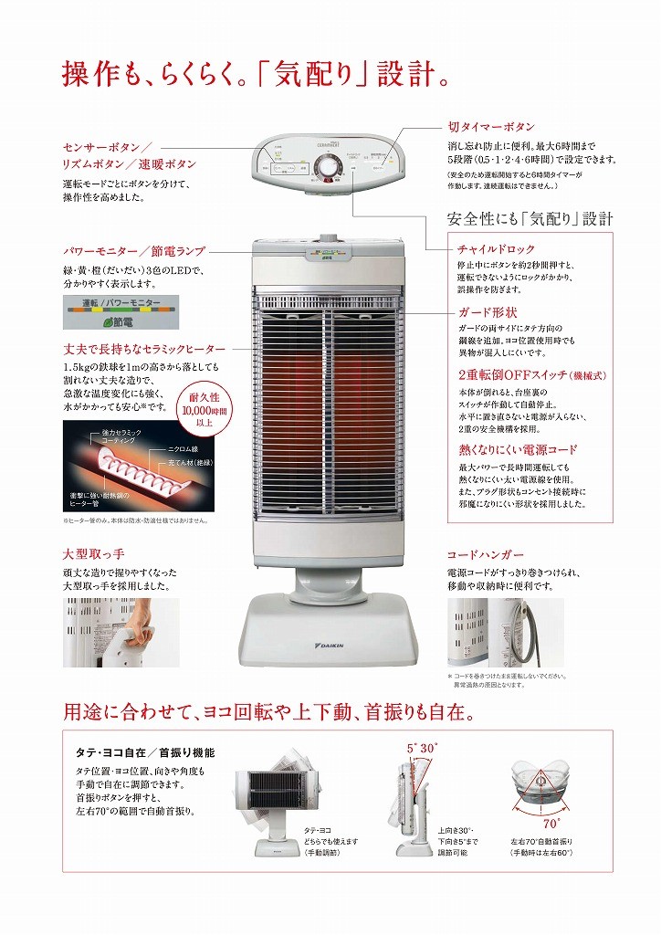 ダイキン（DAIKIN） ダイキンセラムヒートERFT11SS : ジャパン埼空