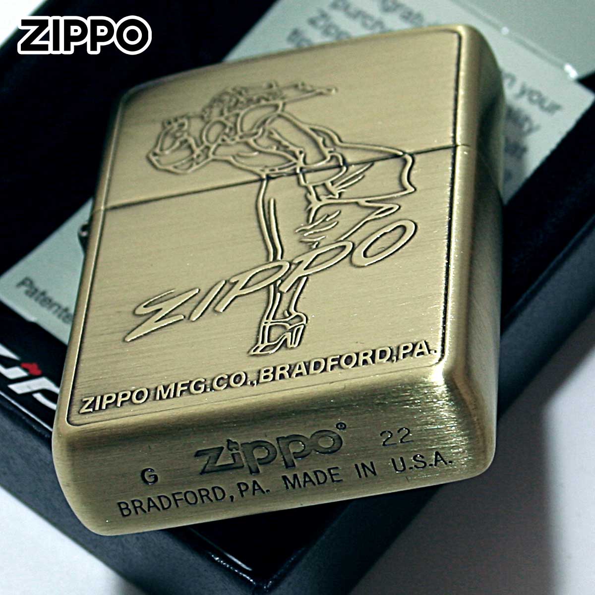 ZIPPO（ジッポー） ジッポライター ウインディ ガール レトロ ブラス