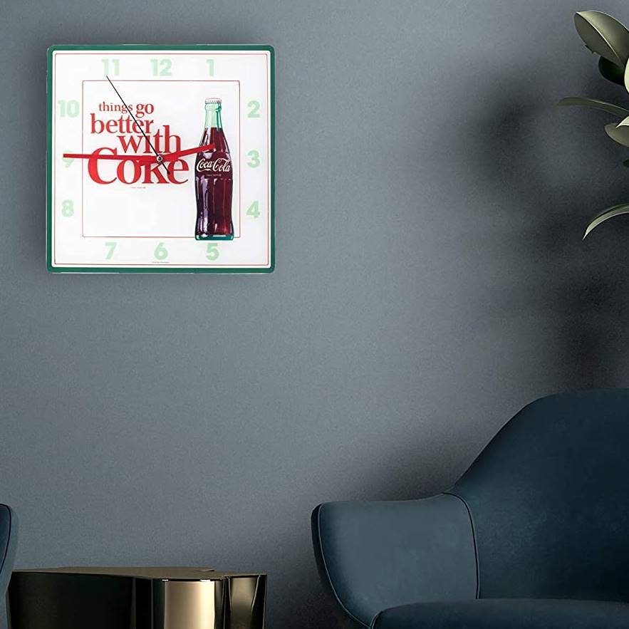 Coca Cola（コカコーラ） コカ・コーラ時計 コーラ掛時計 ウオール