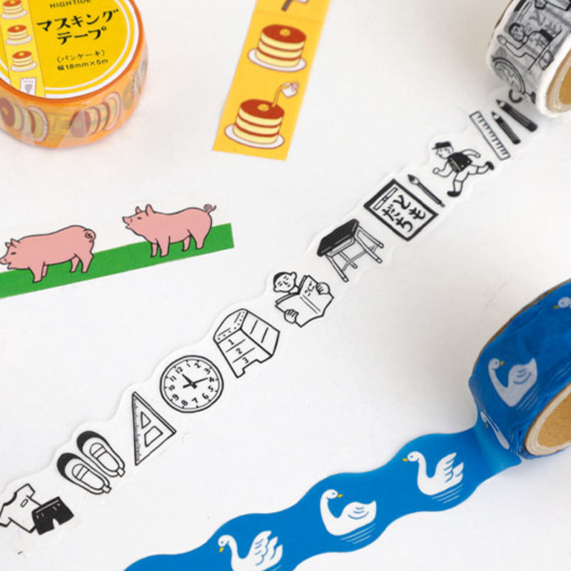 HIGHTIDE（ハイタイド） DZ030 マスキングテープ レトロ E リンゴ