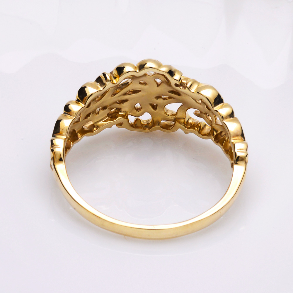 ALOHA MANA（アロハマナ） ゴールドリング 10金 K10 指輪 イエロー