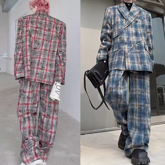 V系 スーツ メンズ ホストスーツ ダブルジャケット セットアップ