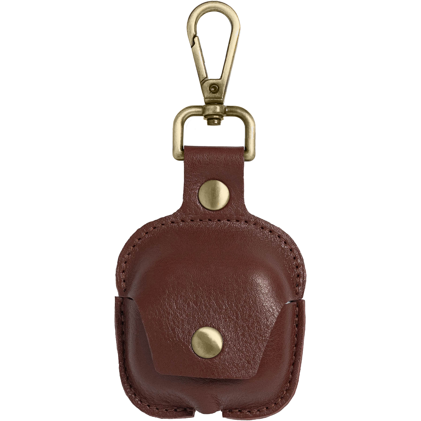 AirPods4対応ケース 本革 イタリアンレザー カラビナ付き 保護ケース