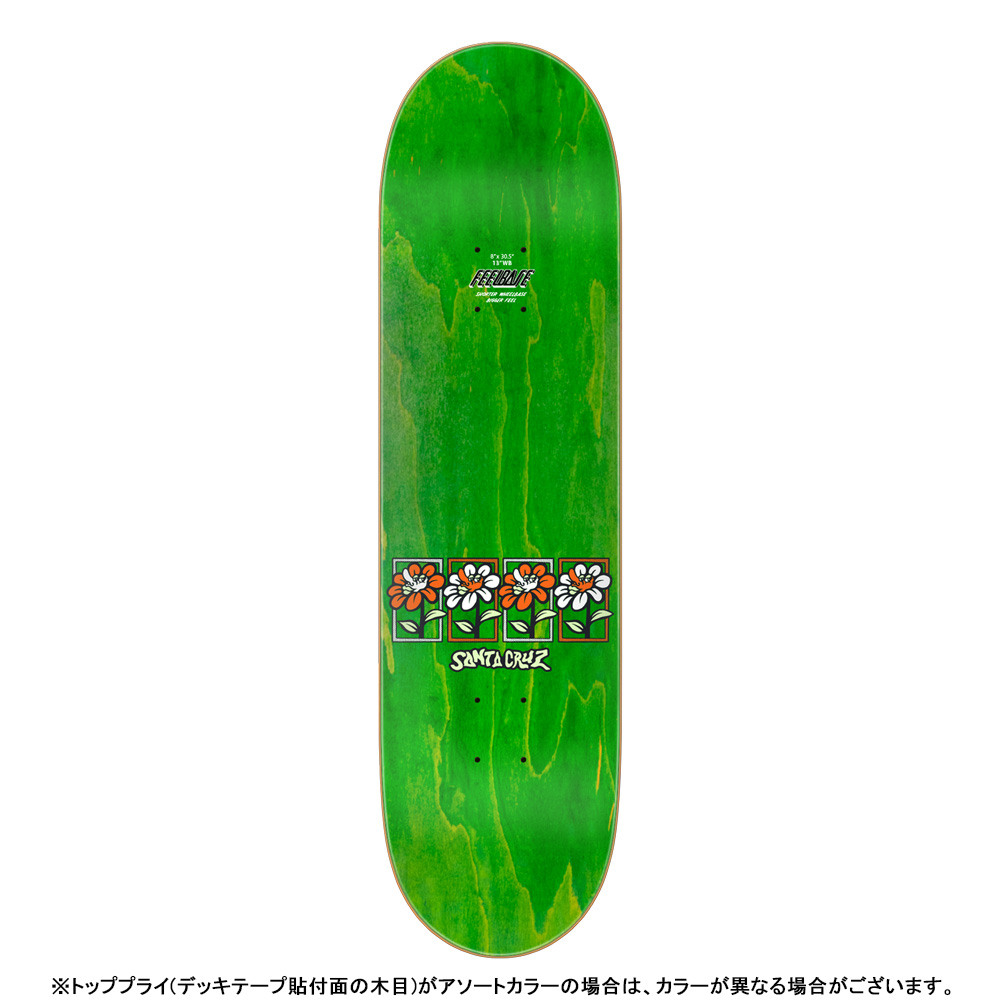 SANTA CRUZ（サンタクルーズ） スケボー デッキ 8.0 FEELBASE DELFINO
