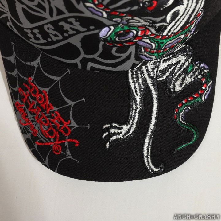 Ed Hardy（エド・ハーディー） ツイルメッシュCAP EDH-2416 刺繍
