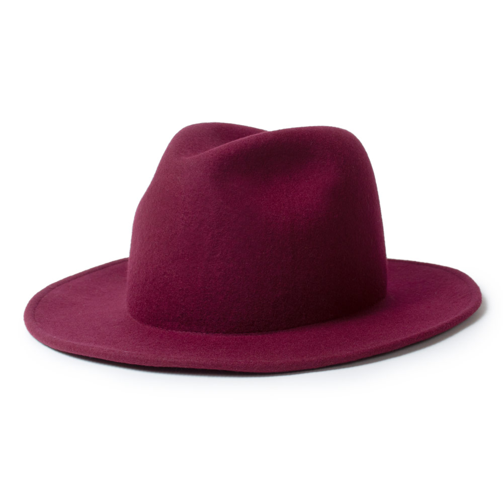 アナグラム ANAGRAM 日本製 つば広 中折れフェルトハット ワイヤー入り