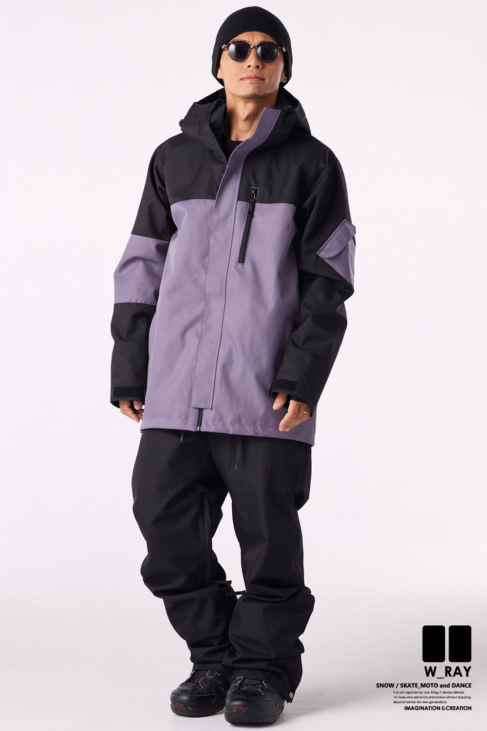 リアリズム スノーボードウェア メンズ レディース 上下 セット スノボ