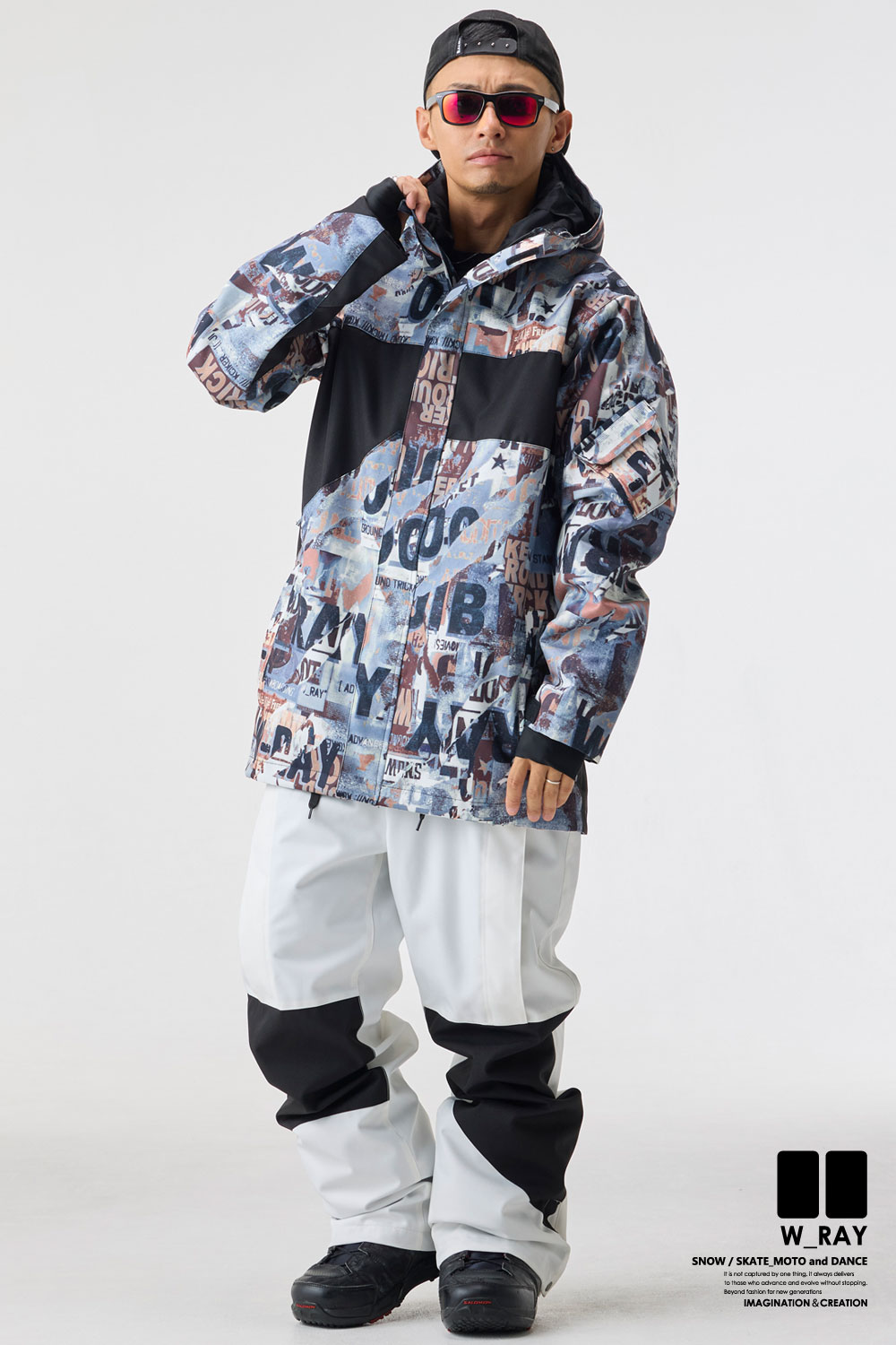 リアリズム スノーボード ウェア メンズ レディース 上下 セット