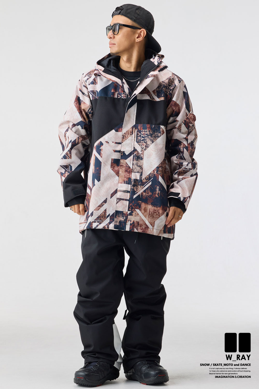 リアリズム スノーボード ウェア メンズ レディース 上下 セット