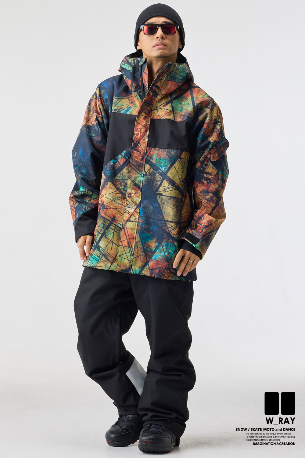 リアリズム スノーボード ウェア メンズ レディース 上下 セット
