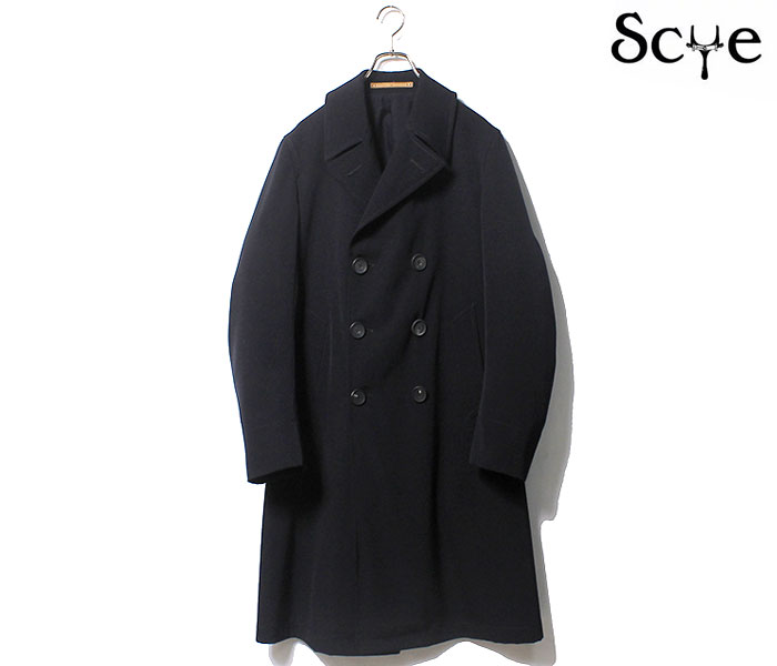 Scye（サイ） ウールギャバジン ダブル コート Wool Gaberdine Coat