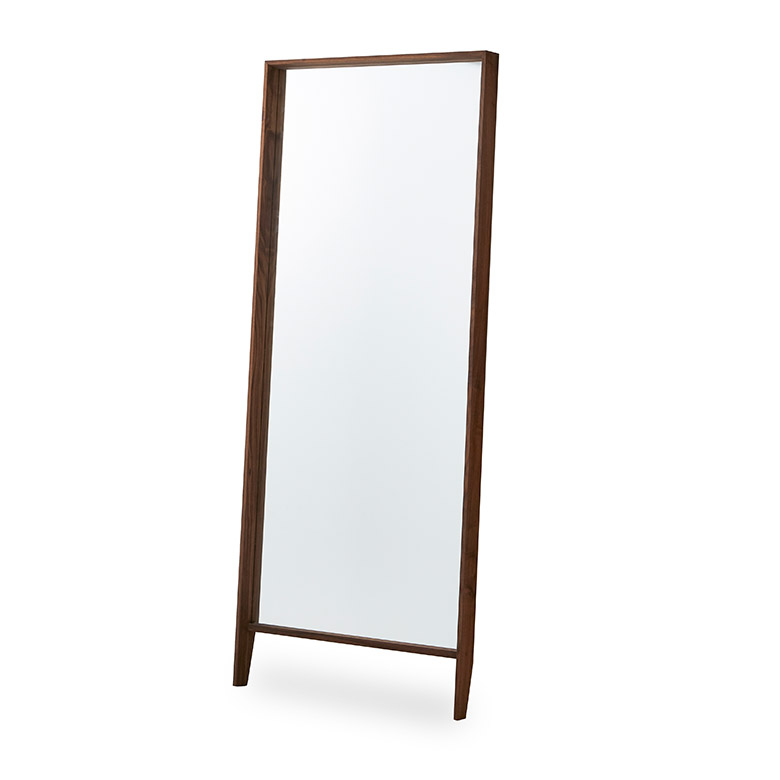 未来商会 鏡 スタンドミラー 木製フレーム 全身鏡 全身 姿見 立て掛け