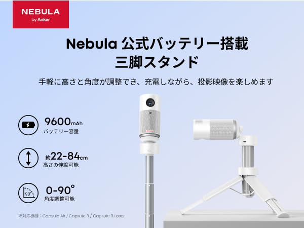 Nebula（Anker） Anker Nebula 公式バッテリー搭載三脚スタンド