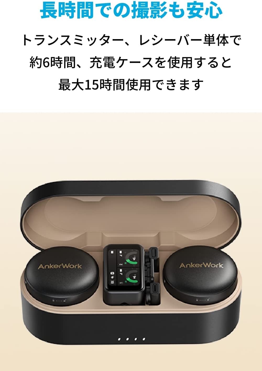 Anker（アンカー） AnkerWork M650 Wireless Microphone ワイヤレス