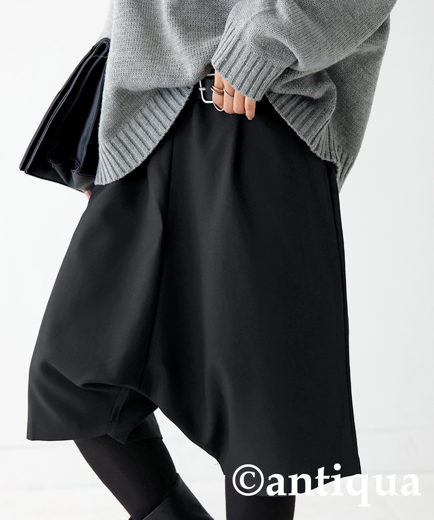 antiqua（アンティカ） 再入荷予定有!サルエルハーフパンツ パンツ