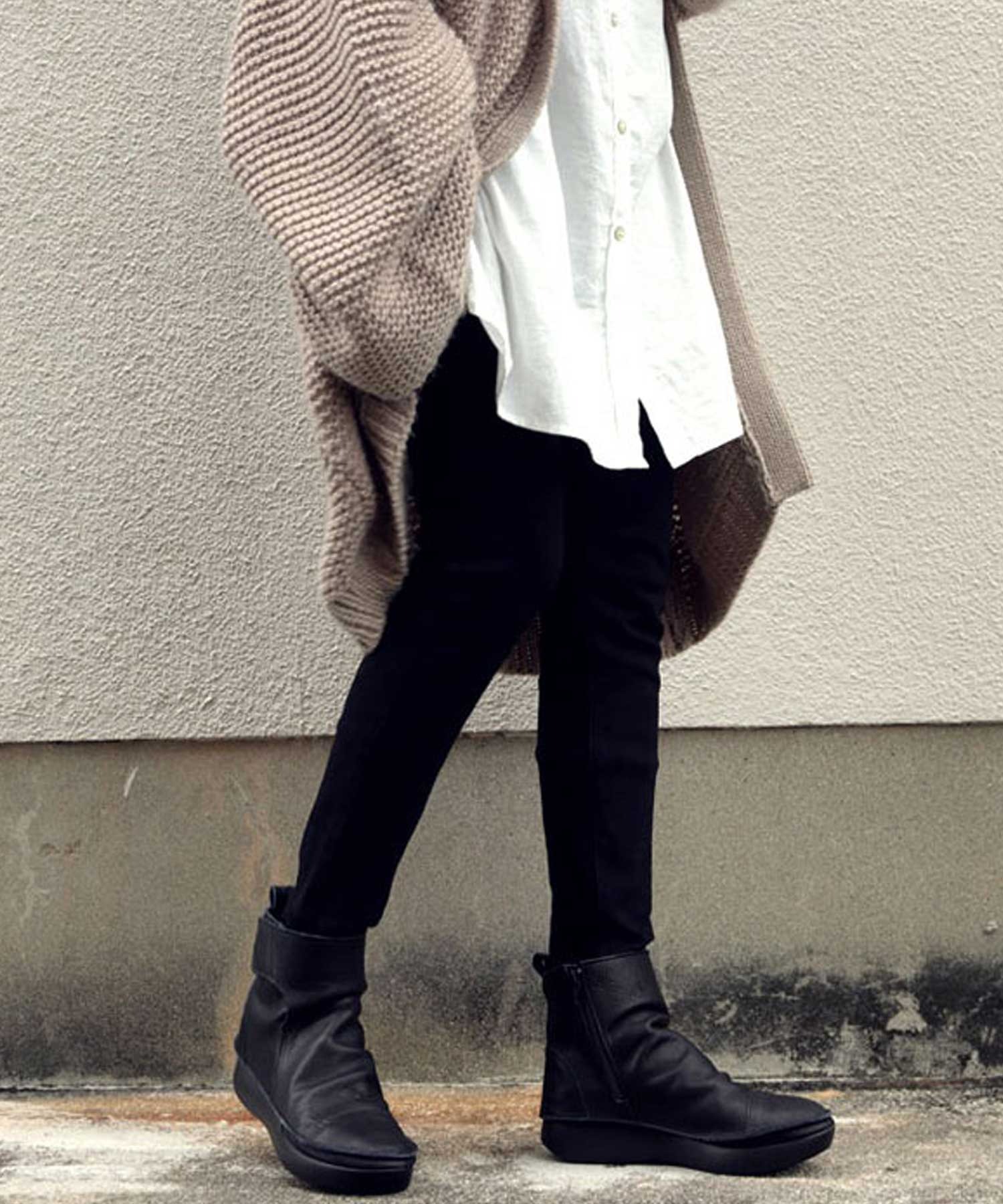 antiqua（アンティカ） 日本製 本革 ブーツ レディース ショートブーツ