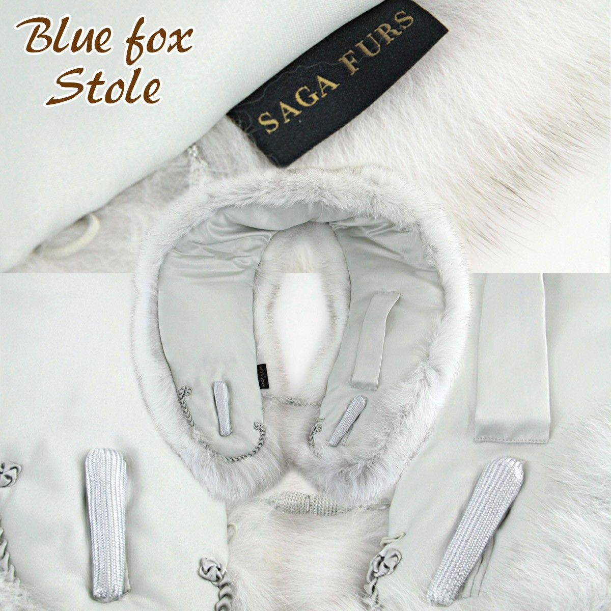 saga fox ブルーフォックスショール -17- フォックスファーストール